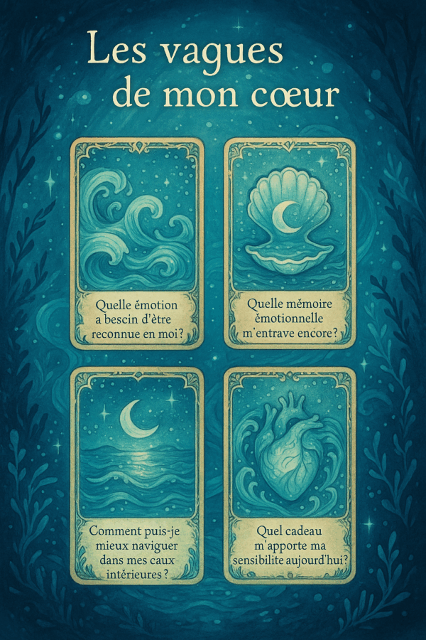 🌊 Tirage Émotionnel : Les vagues de mon cœur